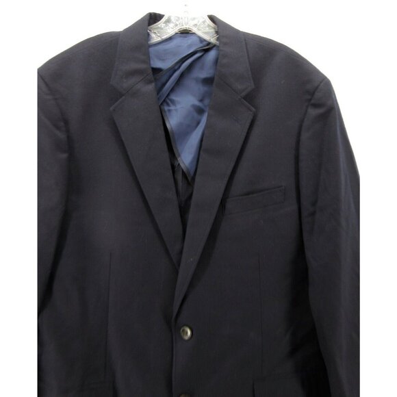 J Crew Sport Coat 44 Long Vitale Barberis Ludlow Blazer Wool Navy - Picture 2 of 14